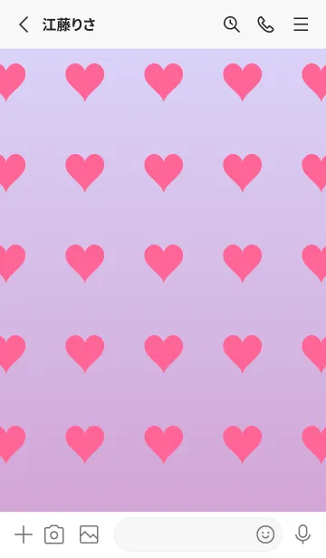 [LINE着せ替え] パステルブルー1❤︎くすみピンク/TKCJの画像3