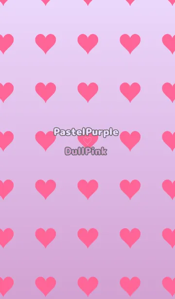 [LINE着せ替え] パステルパープル❤︎くすみピンク/TKCJの画像1