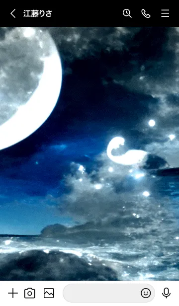 [LINE着せ替え] 神秘の月夜「ムウ」。の画像3