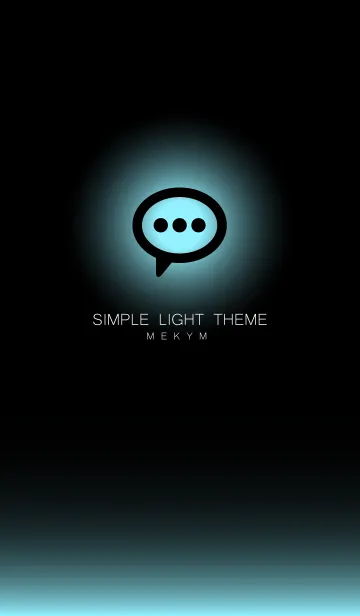 [LINE着せ替え] SIMPLE LIGHT ICON-GRADATION 17の画像1