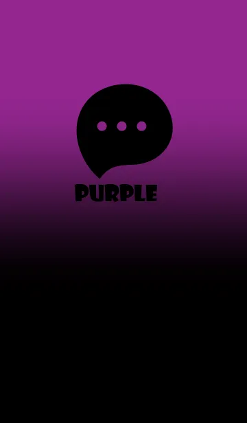 [LINE着せ替え] Black & Purple Theme V2 (JP)の画像1