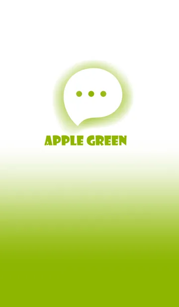 [LINE着せ替え] Apple Green  In White Theme (JP)の画像1