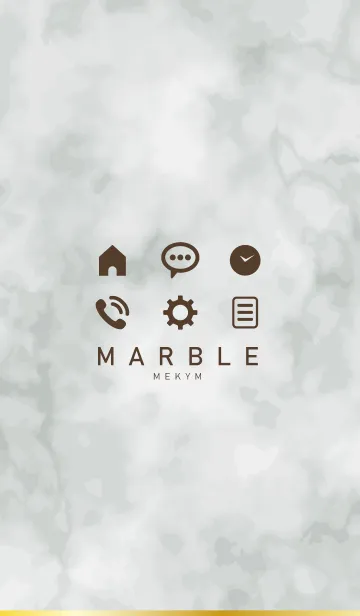 [LINE着せ替え] Marble / SIMPLE ICON 8の画像1