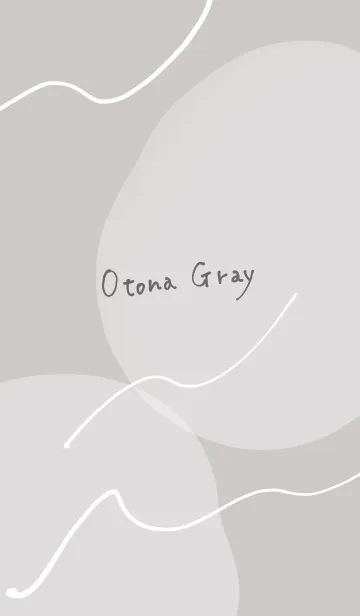 [LINE着せ替え] 大人おしゃれグレーの画像1