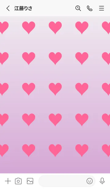 [LINE着せ替え] ホワイトスモーク❤︎くすみピンク/TKCJの画像3