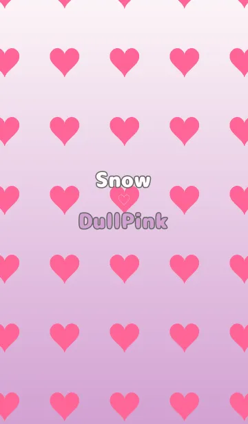 [LINE着せ替え] 雪色❤︎くすみピンク/TKCJの画像1