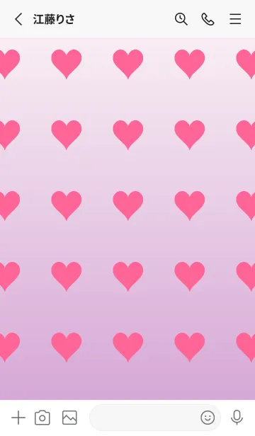 [LINE着せ替え] 雪色❤︎くすみピンク/TKCJの画像3