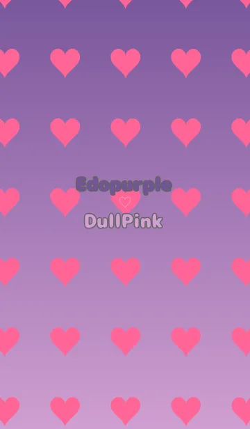 [LINE着せ替え] 江戸紫❤︎くすみピンク/TKCJの画像1