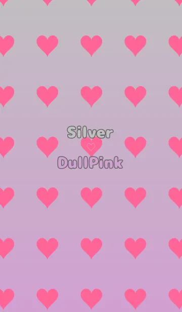 [LINE着せ替え] シルバー❤︎くすみピンク/TKCJの画像1