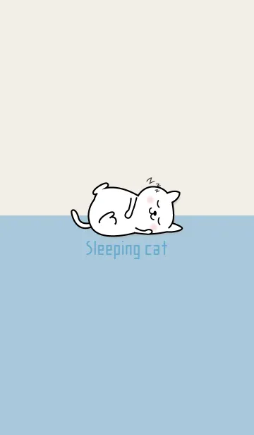 [LINE着せ替え] I am a Sleeping cat 17の画像1