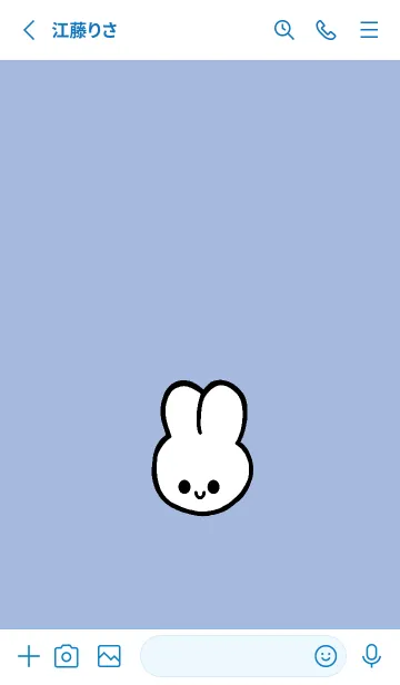 [LINE着せ替え] うさぎ 83の画像3