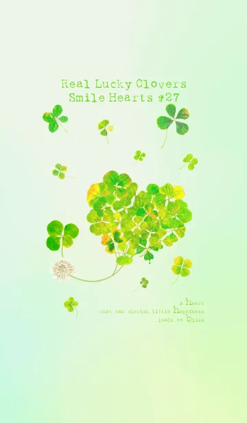 [LINE着せ替え] 本物ラッキークローバーズ Smile Hearts#27の画像1