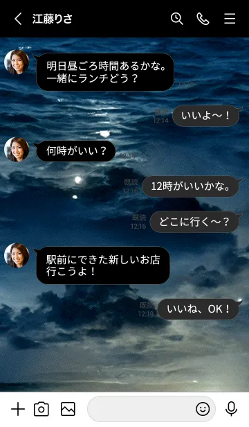 [LINE着せ替え] 神秘の月夜「ナティナ」。の画像4