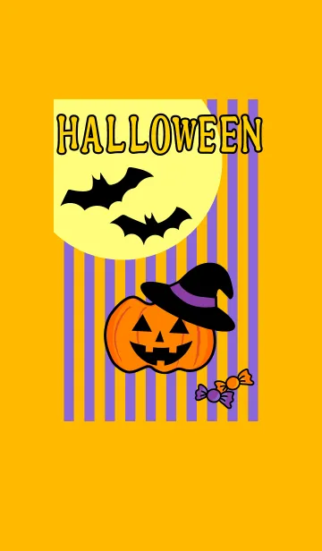 [LINE着せ替え] HALLOWEEN Simple jack o lanternの画像1