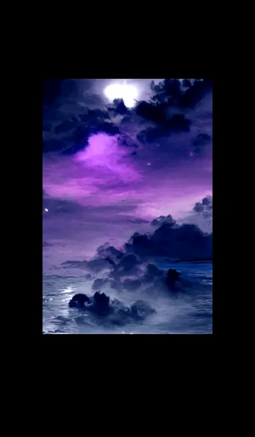 [LINE着せ替え] 神秘の月夜「como」。の画像1