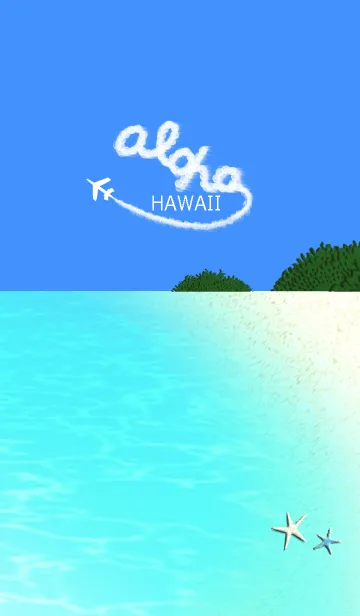 [LINE着せ替え] 今すぐ旅立ちたい♫ハワイ＊ALOHA+311の画像1