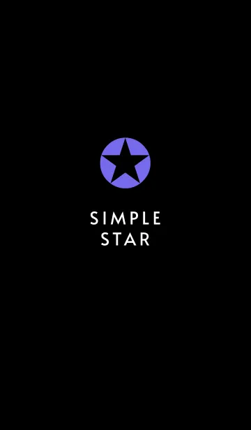 [LINE着せ替え] シンプルスター _154の画像1