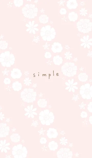 [LINE着せ替え] 白い花々2 斜め19の画像1