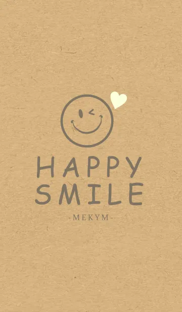 [LINE着せ替え] HAPPY SMILE KRAFT-LOVE- 50の画像1