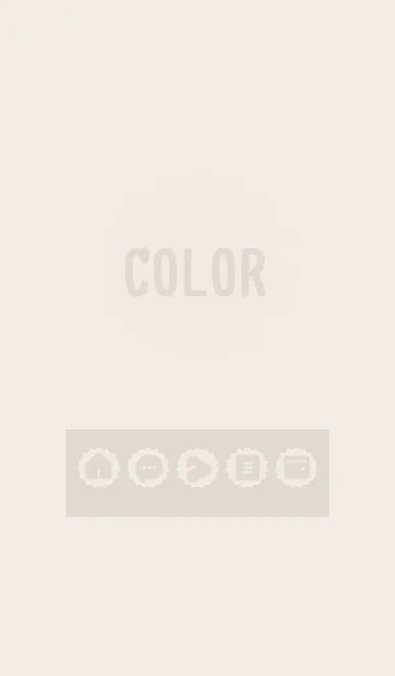 [LINE着せ替え] brown color M02の画像1