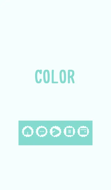 [LINE着せ替え] green color M08の画像1