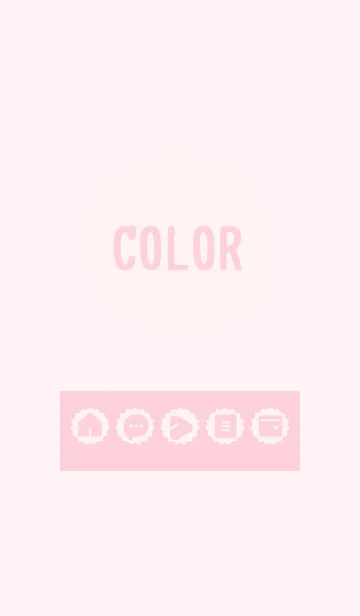 [LINE着せ替え] pink color M03の画像1