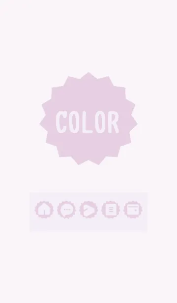 [LINE着せ替え] purple color M03の画像1