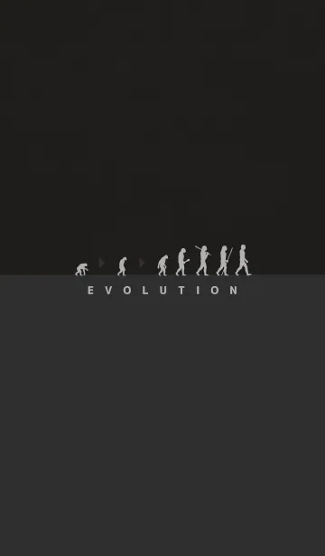 [LINE着せ替え] EVOLUTION - 黒/グレーの画像1
