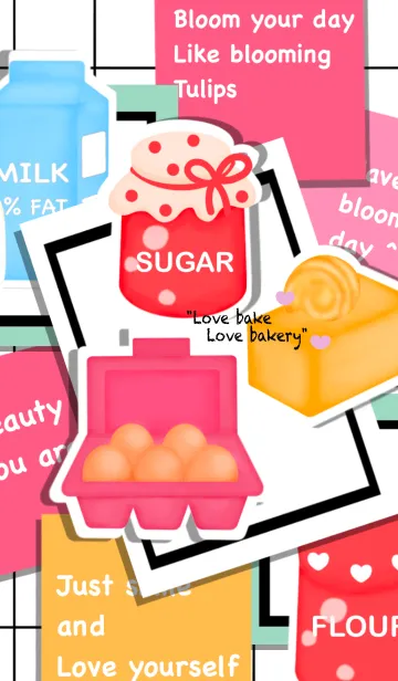 [LINE着せ替え] Little baking ingredient 4の画像1