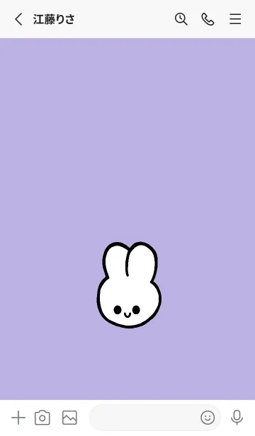 [LINE着せ替え] うさぎ 84の画像3