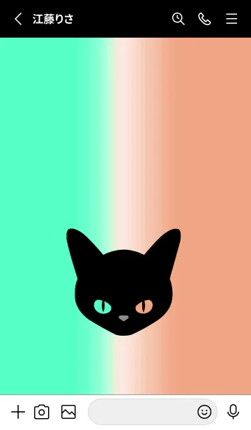 [LINE着せ替え] ブラック キャット 65の画像3