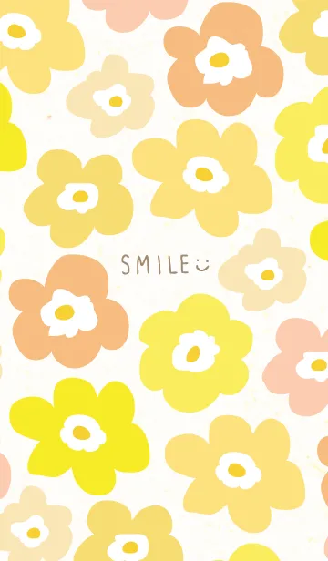 [LINE着せ替え] 北欧風 花 カラフル21の画像1