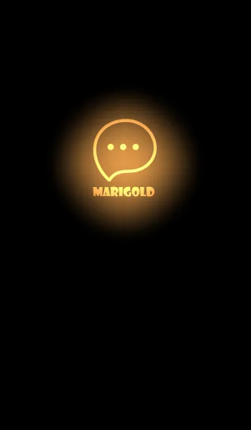 [LINE着せ替え] Marigold Neon Theme V2 (JP)の画像1