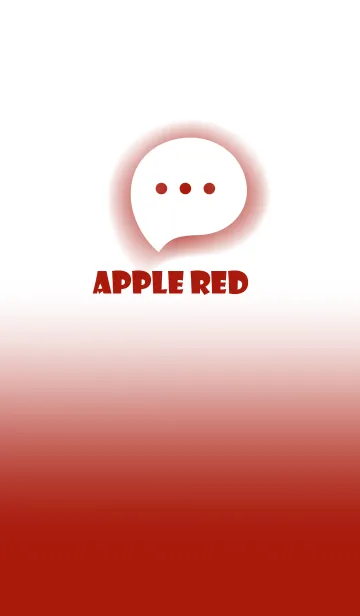 [LINE着せ替え] Apple Red  In White Theme (JP)の画像1