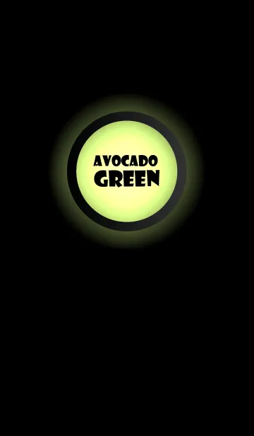 [LINE着せ替え] Avocado Green Light In Black (JP)の画像1