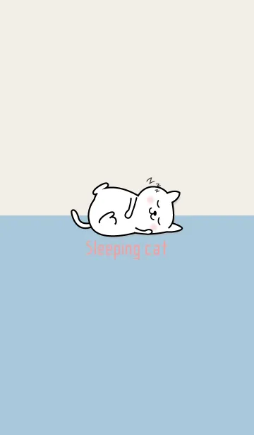 [LINE着せ替え] I am a Sleeping cat 18の画像1