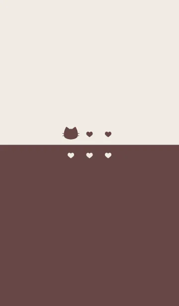 [LINE着せ替え] ねことハート(dusty colors:01).の画像1