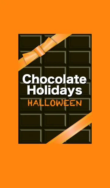 [LINE着せ替え] Chocolate Holidays Halloween2 ver.の画像1