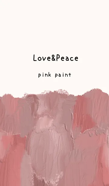 [LINE着せ替え] 油絵アート【pink paint 205】の画像1