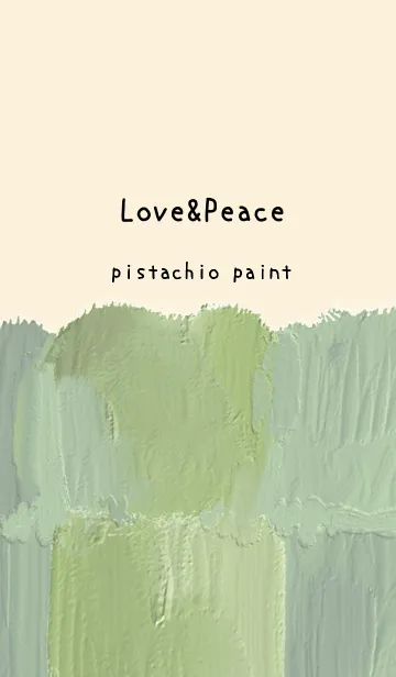 [LINE着せ替え] 油絵アート【pistachio paint 210】の画像1