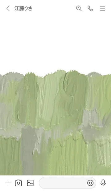 [LINE着せ替え] 油絵アート【pistachio paint 213】の画像3