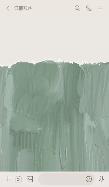 [LINE着せ替え] 油絵アート【pistachio paint 217】の画像3