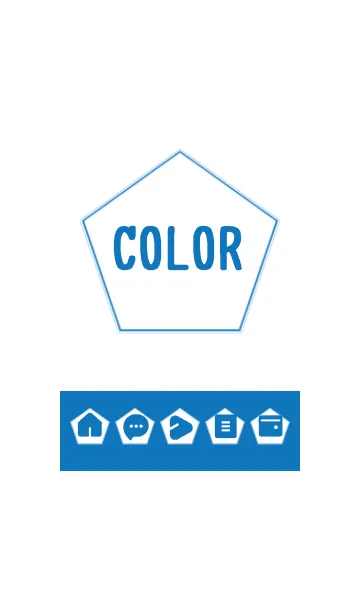 [LINE着せ替え] bw color I09の画像1