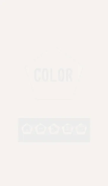 [LINE着せ替え] beige color I06の画像1