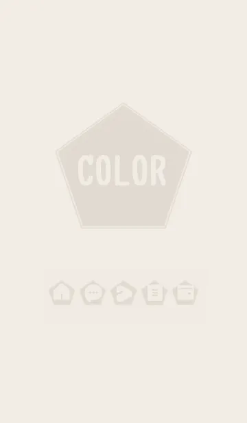 [LINE着せ替え] brown color I07の画像1