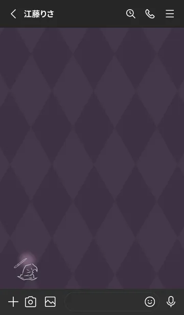 [LINE着せ替え] 魔法使いの部屋 -パープル-の画像3