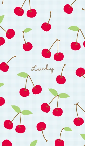 [LINE着せ替え] チェリー チェリー シンプル22の画像1