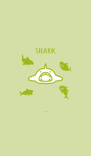 [LINE着せ替え] 黄緑 : sharkの画像1