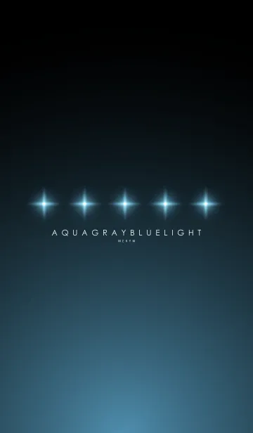 [LINE着せ替え] AQUAGRAY BLUE STARLIGHTの画像1