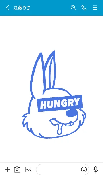 [LINE着せ替え] ハングリーラビット 236の画像3